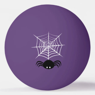 Bolinha De Ping Pong Ilustração Assustadora de Aranha de Halloween