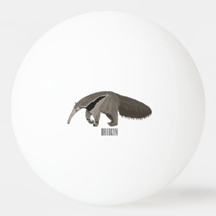 Bolinha De Ping Pong Ilustração de desenho animado