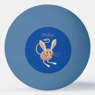 Bolinha De Ping Pong Ilustração de desenho animado de jerboa, de orelha