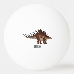 Bolinha De Ping Pong Ilustração de desenho animado de Kentrosaurus