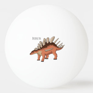 Bolinha De Ping Pong Ilustração de desenho animado de Kentrosaurus