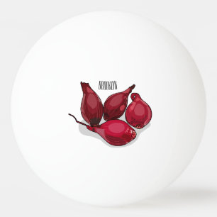 Bolinha De Ping Pong Ilustração de desenho animado de slot
