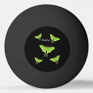Bolinha De Ping Pong ilustração de desenho da mariposa luna