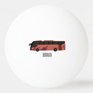 Bolinha De Ping Pong Ilustração de desenho de barramento