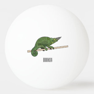 Bolinha De Ping Pong Ilustração de desenho do campeão de Jackson