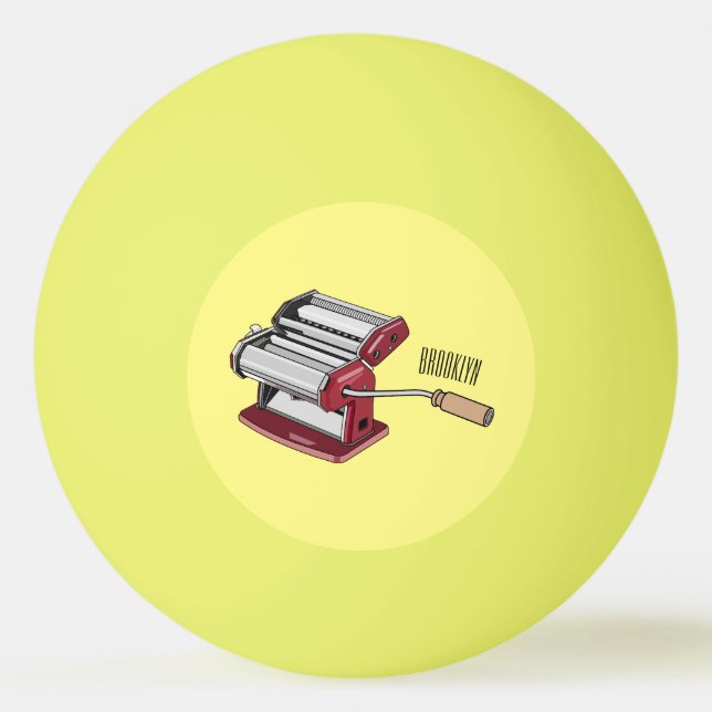 Bolinha De Ping Pong Ilustração de desenho do fabricante de massas (Frente)