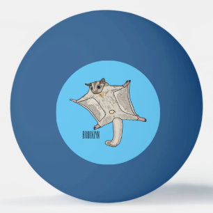 Bolinha De Ping Pong Ilustração de desenho em forma de planador de açúc