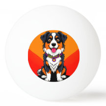 Ilustração Joyful Cartoon Dog