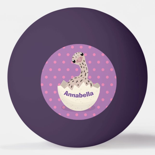 Bolinha De Ping Pong Imagem de desenho animado de biberão (Frente)