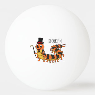 Bolinha De Ping Pong Imagem de desenho animado em centopeia