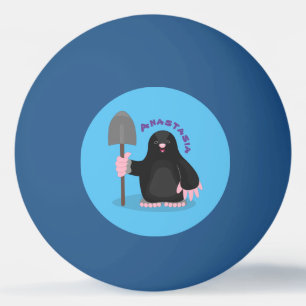 Bolinha De Ping Pong Imagem de desenhos animados alegres e bonitos
