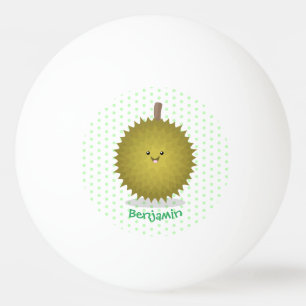 Bolinha De Ping Pong Imagem de desenhos animados bonitos e felizes em D