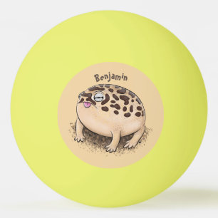 Bolinha De Ping Pong Imagem de desenhos animados sobre sapos de chuva n