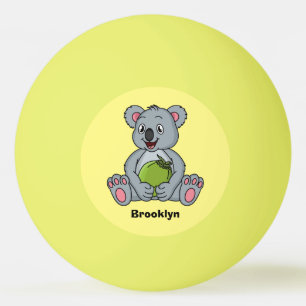 Bolinha De Ping Pong Imagem de desenhos em coala e coco