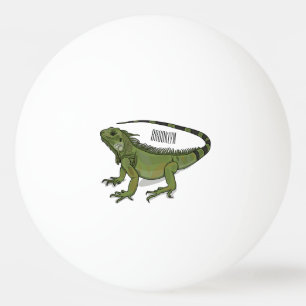 Bolinha De Ping Pong Imagem do desenho de Iguana