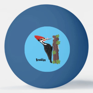 Bolinha De Ping Pong Imagem engraçada do desenho do pica-pau pileado