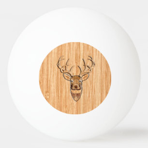 Bolinha De Ping Pong Impressão de madeira da grão da luz à moda da