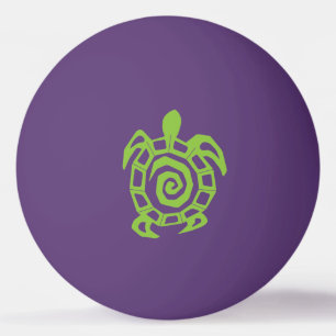 Bolinha De Ping Pong Impressão do verde da tartaruga