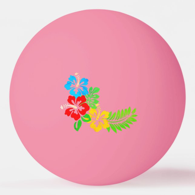 Bolinha De Ping Pong Impressão havaiano (Frente)