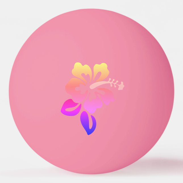 Bolinha De Ping Pong Impressão havaiano (Frente)