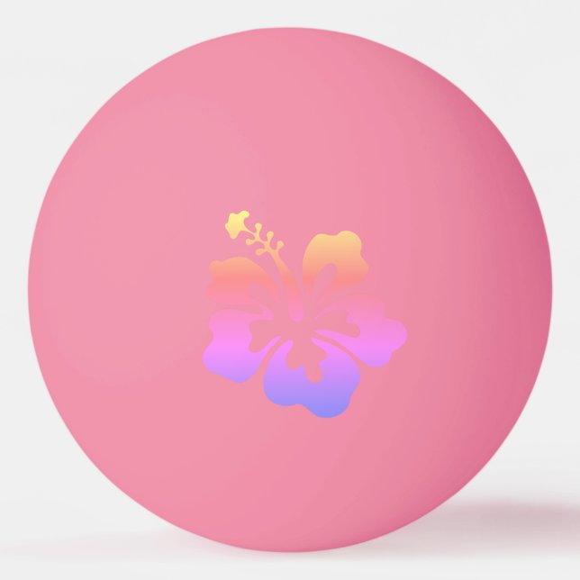Bolinha De Ping Pong Impressão havaiano (Frente)