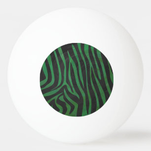 Bolinha De Ping Pong Impressão preto e verde da zebra