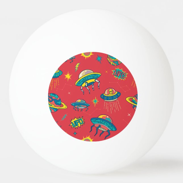 Bolinha De Ping Pong Invasores de Espaço OFO Retroativo (Frente)