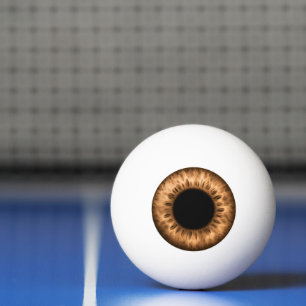 Bolinha De Ping Pong Íris castanho-olhal brincadeira engraçada olhos pi