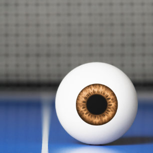 Bolinha De Ping Pong Íris castanho-olhal brincadeira engraçada olhos pi