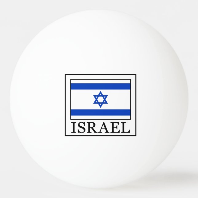 Bolinha De Ping Pong Israel (Frente)