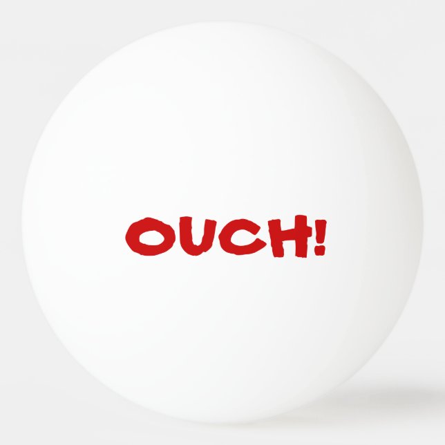 Bolinha De Ping Pong Isso Dói! Falando (Frente)