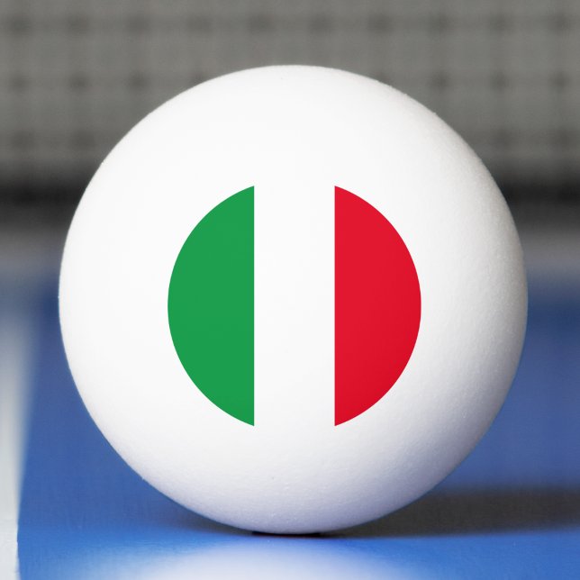 Bolinha De Ping Pong Itália Bandeira italiana Red White Itália (Italy Italian Flag Red White Green Italia Ping Pong Ball)
