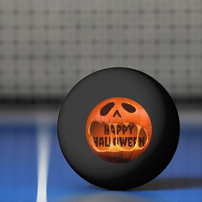 Bolinha De Ping Pong Jack o'lantern bompkin Halloween mesa (Criador carregado)