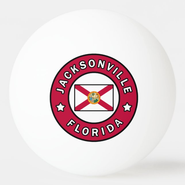 Bolinha De Ping Pong Jacksonville Florida (Frente)