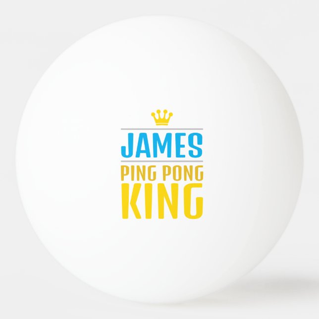 Bolinha De Ping Pong James (Frente)