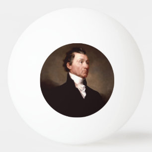 Bolinha De Ping Pong James Monroe Portrait, Presidente Anteamericano