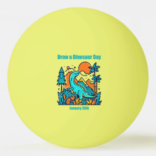 Bolinha De Ping Pong Jan 30 - Desenhar a Dinossauro