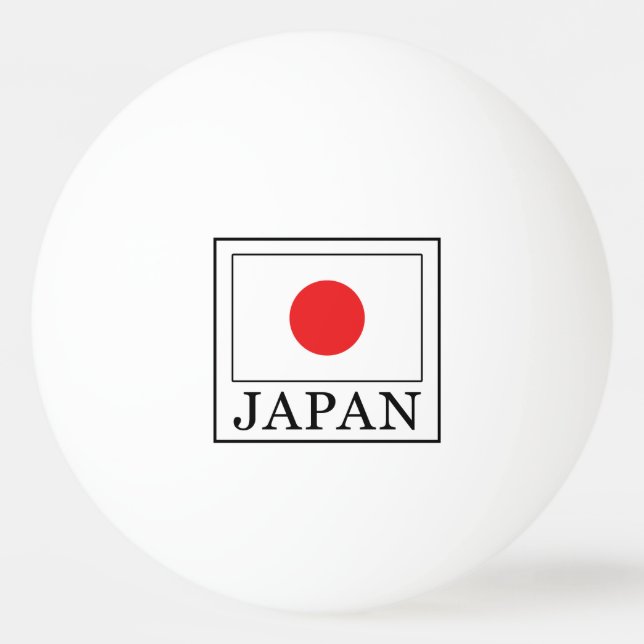 Bolinha De Ping Pong Japão (Frente)
