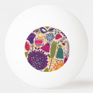 Bolinha De Ping Pong Jardim tropical: coleção de padrões de primavera.
