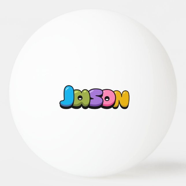 Bolinha De Ping Pong Jason (Frente)