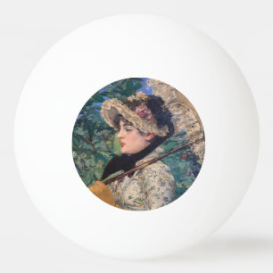 Bolinha De Ping Pong Jeanne (Primavera) Por Édouard Manet