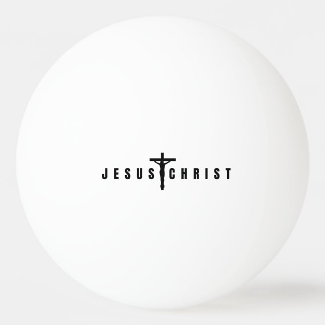 Bolinha De Ping Pong Jesus Cristo (Frente)