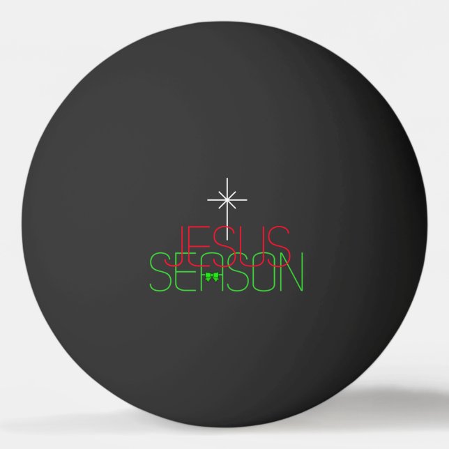 Bolinha De Ping Pong Jesus Season (Frente)