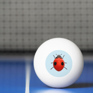 Bolinha De Ping Pong Joaninha Sortuda