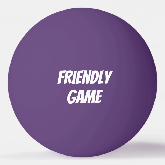 Bolinha De Ping Pong Jogo amigável Ping Pong Ball (Frente)