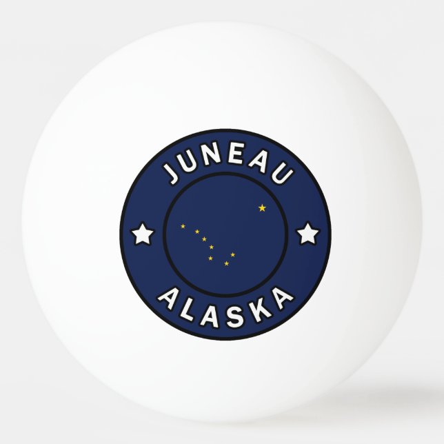Bolinha De Ping Pong Juneau Alaska (Frente)