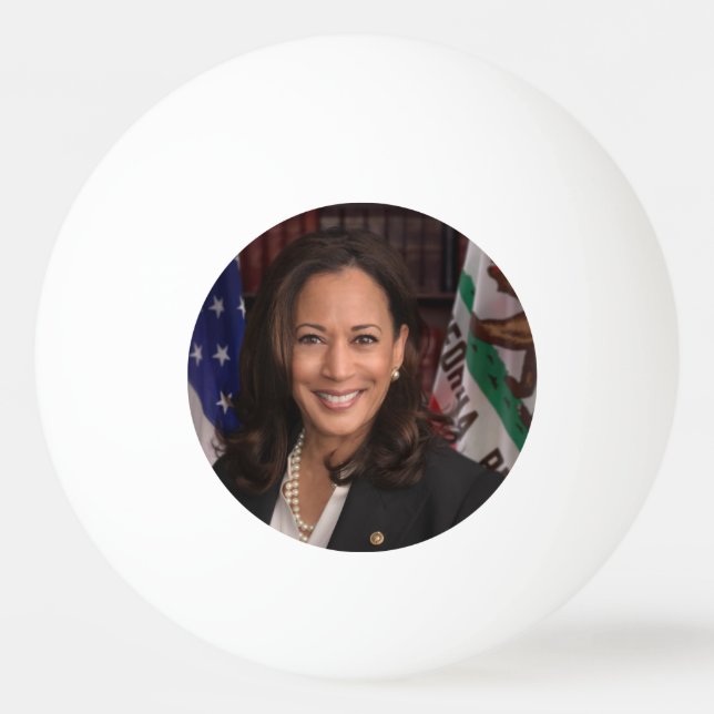 Bolinha De Ping Pong Kamala Harris Vice-Presidente dos EUA, Biden 2024 (Frente)
