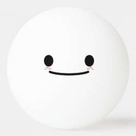 Bolinha De Ping Pong Kawaii Cute Engraçado. Emoji. Emoticon.