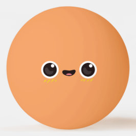Bolinha De Ping Pong Kawaii Cute Engraçado. Emoji. Emoticon.