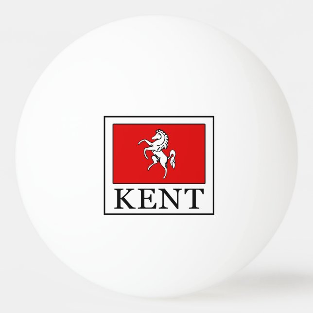 Bolinha De Ping Pong Kent County England (Frente)